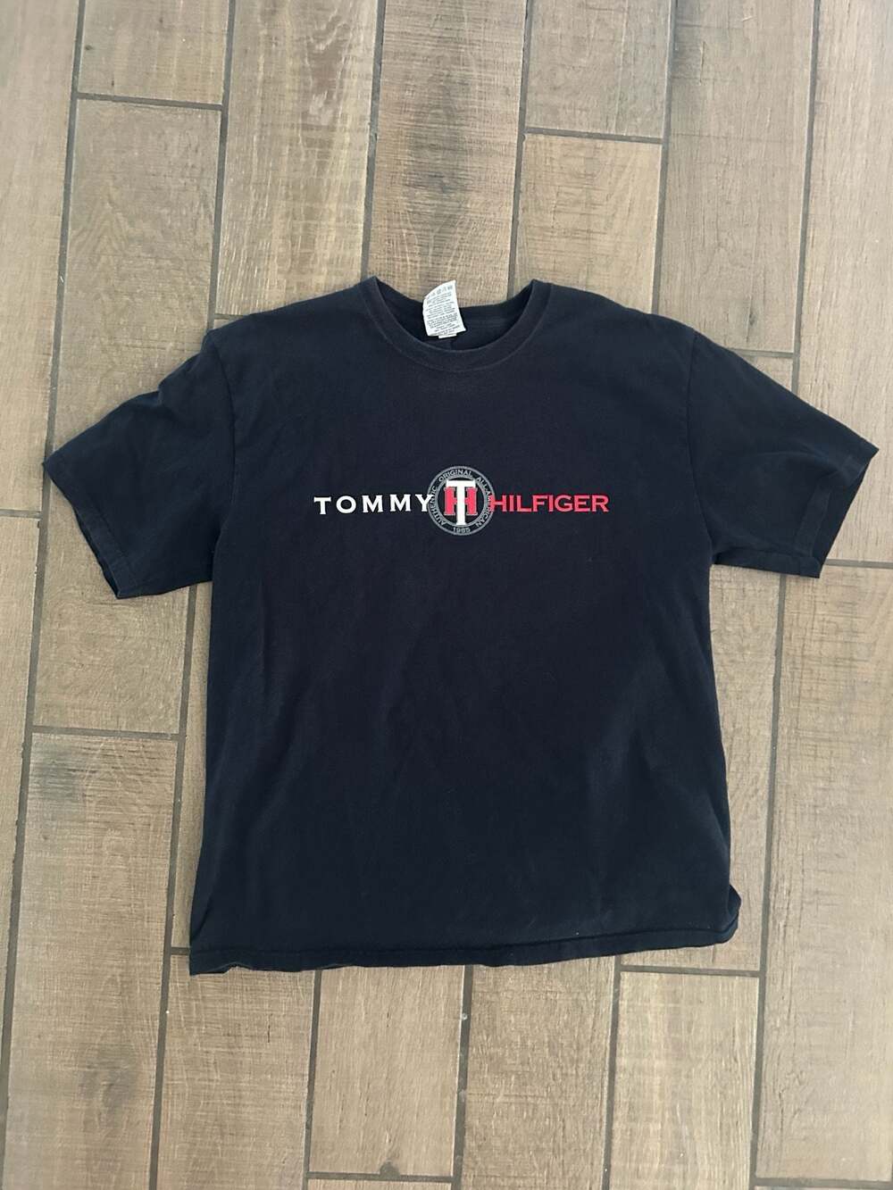 Vintage Tommy Hilfiger Original All-American 1985 Logo T-Shirt Size Large